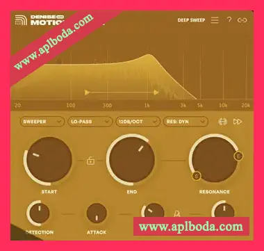 [运动滤波器插件]Denise Audio Motion Filter v1.1 Regged [WiN]（7Mb）