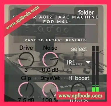 [Max for Live]PastToFutureReverbs StudIR A812 Tape Machine Plugin for Ableton Live!（154Mb）