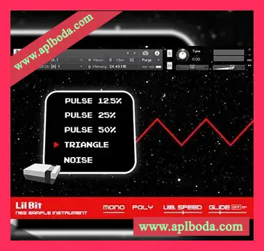 [任天堂游戏系统NES电子音源]Logan Stahley Instruments Lil Bit [KONTAKT]（124Mb）