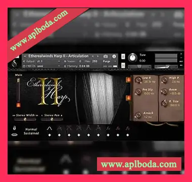 [竖琴音源]Versilian Studios Etherealwinds Harp II KONTAKT（2.88Gb）