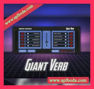 [混响效果器插件]Digital Systemic Emulations Giant Verb [WiN, MacOSX]（4Mb）