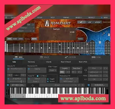 [虚拟传奇8弦电吉他插件]MusicLab RealEight 6 v6.1.3.7603 [WiN]（14.2Mb）