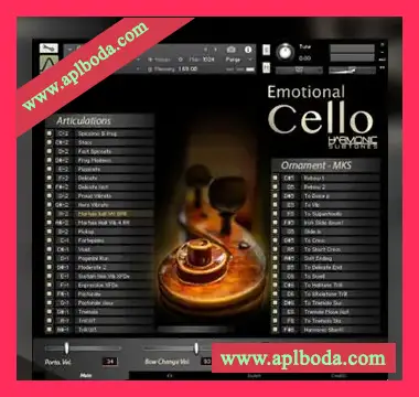 [情感大提琴音源]Best Service Emotional Cello v1.5 [KONTAKT]（13.05Gb）
