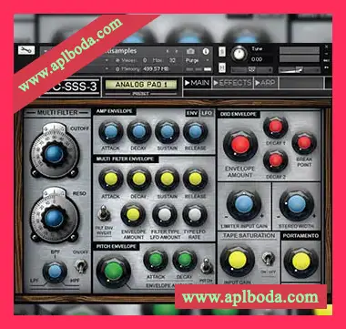 [电子合成器音源]Square Saw Sound VC-SSS-3 [KONTAKT]（2.28Gb）