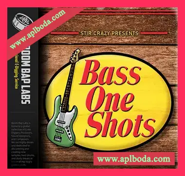 [嘻哈说唱贝斯采样]Boom Bap Labs Stir Crazy Bass One Shots [WAV]（14Mb）