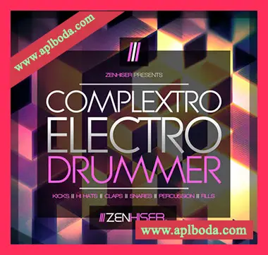 [电子乐鼓组采样]Zenhiser Complextro Electro Drummer [WAV]（63Mb）