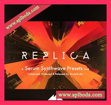 [合成器浪潮采样Serum预置]ModeAudio Replica Serum Synthwave Presets（51Mb）