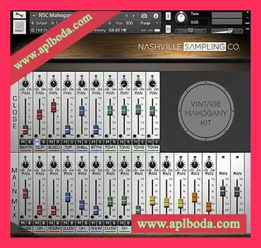 [枫木TAMA鼓组音源]Nashville Sampling Co Blue Star Kit [KONTAKT]（2.78Gb）