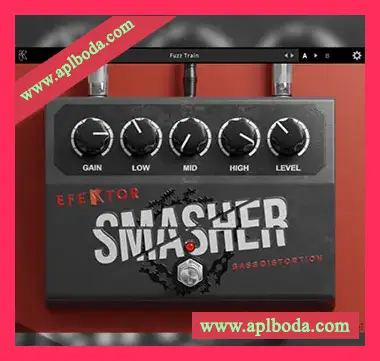 [Bass失真效果器插件]Kuassa Efektor Bass Smasher v1.0.1 [WiN]（34Mb）