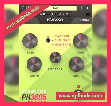 [吉他移相器调制效果器插件]Kuassa Efektor PH3605 v1.1.1 [WiN]（27Mb）