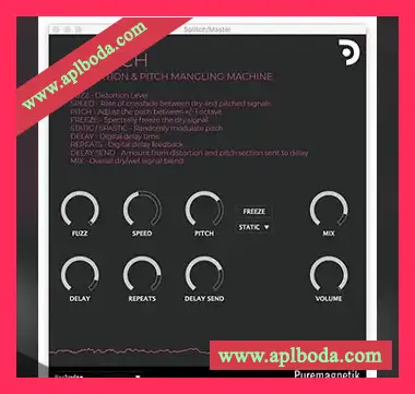 [失真移调效果器插件]Puremagnetik Splitch v1.0.1 [WiN, MacOSX]（50Mb）