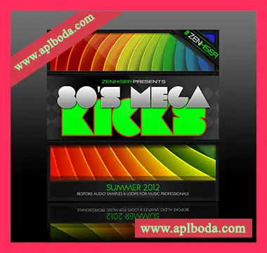 [80s怀旧底鼓采样]Zenhiser 80’s Mega Kicks [WAV]（9Mb）