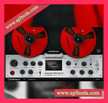 [模拟磁带效果器插件]G-Sonique Analog Tape ASX-72 v1.0 Regged [WiN]（30Mb）