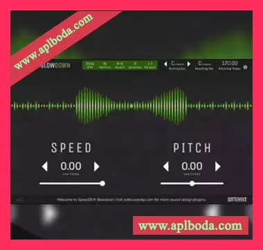 [实时减慢输入音频插件]SottovoceDSP SpeedShift Slowdown v2.0.1 [WiN]（5.1Mb）