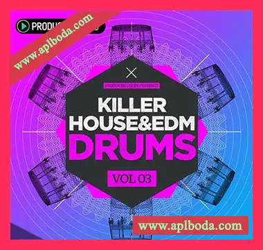 [EDM浩室鼓组采样]Producer Loops Killer House and EDM Drums Vol.3 [WAV]（134Mb）