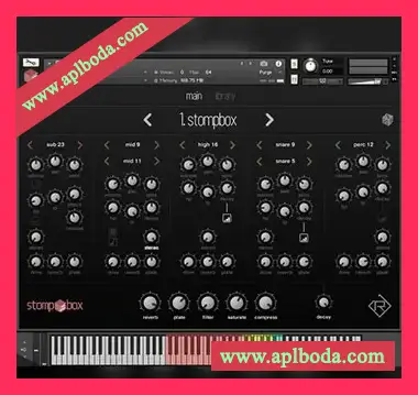 [电影级混合鼓打击乐音源]Rigid Audio Stompbox [KONTAKT]（320Mb）