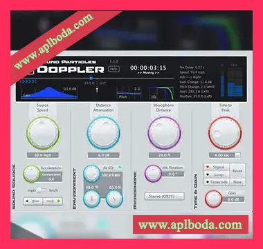 [多普勒模拟音频插件]Sound Particles Doppler v1.1.8 [WiN]（11Mb）
