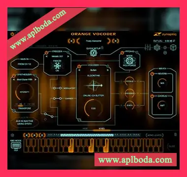 [人声机器人生物声码器插件]Zynaptiq ORANGE VOCODER v4.0.5 [WiN]（132Mb）