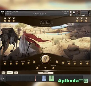 [阿拉伯之声民族音源]Khaliji Loops of Arabia Vol.1 v1.05 [KONTAKT]（4.62Gb）