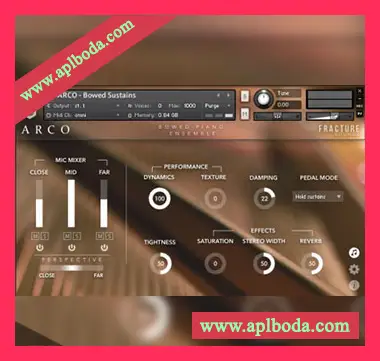 [传统弓弦弹拨弦乐钢琴合奏音源]Fracture Sounds ARCO Bowed and Plucked Piano Ensemble [KONTAKT]（5.53Gb）