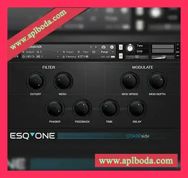 [复古合成音色]Puremagnetik Esqone Ensoniq ESQ-1 KONTAKT（622Mb）
