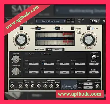 [磁带模拟插件]u-he Satin v1.3.1.7414  v1.2 FiXED [WiN, MacOSX]（66Mb）