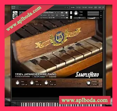 [日本编钟风铃钢琴音源]SampleHero Japanese Chime Piano [KONTAKT]（10Mb）