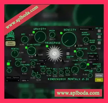 [实验性缓冲颗粒化器插件]KINDZAudio MentalV v2.31 [WiN, MacOSX]（29Mb）