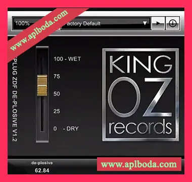 [低频滤波增强插件]King OZ DSPplug ZDF de-plosive v1.2 RETAiL [WiN]（16Mb）