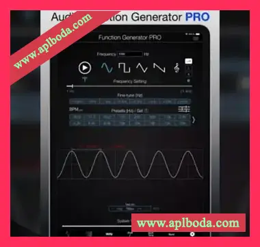 [函数音调生成器工具]Audio Function Generator PRO for iPhone iPad and iPod Touch v7.5.0 [iOS]（17Mb）