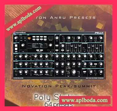 [Novation Peak预置氛围驰放]LFO Store Novation Peak Summit Poly Station（1Mb）