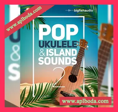 [流行民族尤克里里素材]Big Fish Audio Pop Ukulele and Island Sounds 2 [多格式]（9.45Gb）