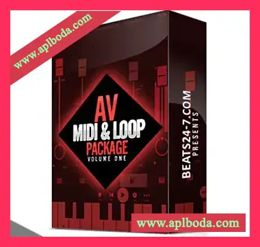 [嘻哈陷阱素材]AngelicVibes AV Midi and Loop Pack [WAV, MiDi]（125Mb）