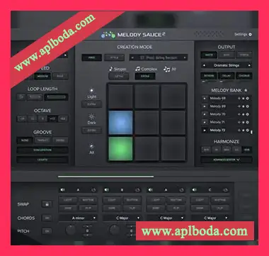 [AI旋律创作工具]Evabeat Melody Sauce v2.1.3 [WiN]（391Mb）