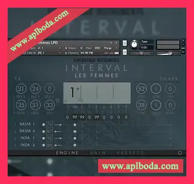 [影视氛围女声音源]Cinematique Instruments Interval Les Femmes [KONTAKT]（476Mb）