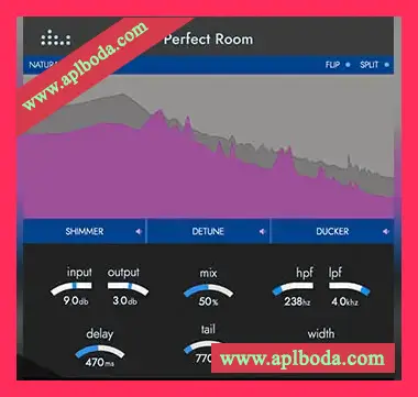 [经典算法混响插件]Denise Perfect Room v1.0.0 [WiN, MacOSX]（15Mb）