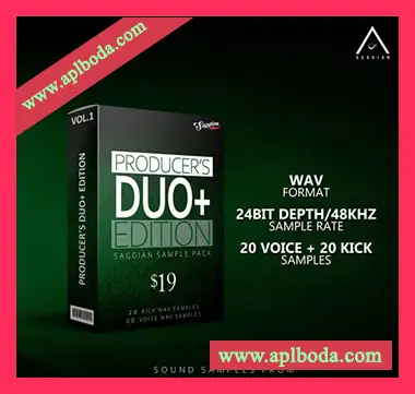 [电子舞曲底鼓Voice采样]Symphonic Distribution Producer’s Duo+ Edition Vol.1 [WAV]（36Mb）
