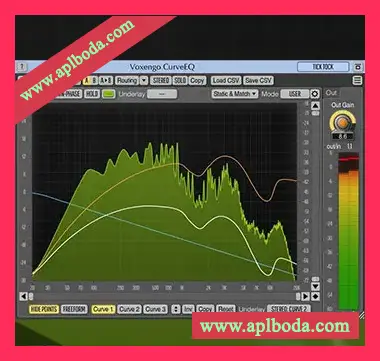[均衡器插件]Voxengo CurveEQ v3.13 [WiN]（7Mb）