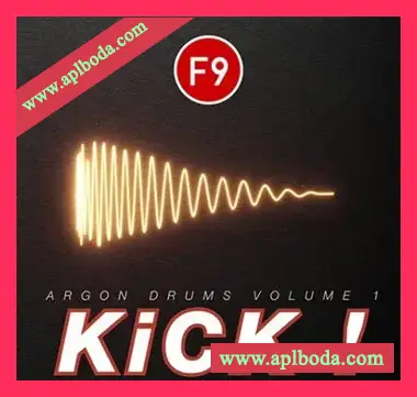 [浩室电子舞曲底鼓素材]F9 KICK! Argon Drums Vol.1 [多格式]（715Mb）
