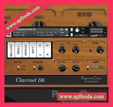 [经典Funk键盘音色音源Clavinet D6]PurgatoryCreek Soundware Clavinet D6 [KONTAKT]（637Mb）