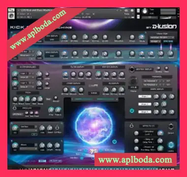 [硬核底鼓贝斯音源]A-lusion & Lussive Audio The Kick & Bass Machine by A-lusion [KONTAKT]（20Mb）