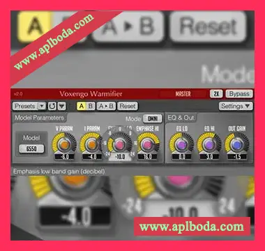 [电子管声音模拟器]Voxengo Warmifier v2.2 [WiN, MacOSX]（27Mb）