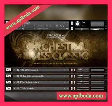 [管弦乐经典铜管音源]ProjectSAM Orchestral Brass Classic v1.3 [KONTAKT]（8.83Gb）