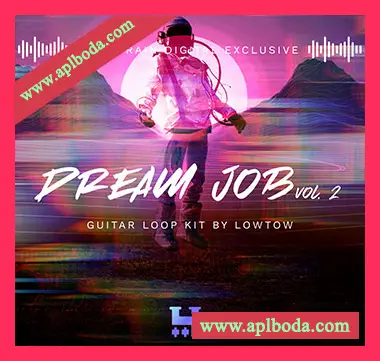 [流行氛围摇滚吉他采样]TrakTrain DREAM JOB Vol.2 Guitar Loop Kit by LOWTOW [WAV]（1.14Gb）
