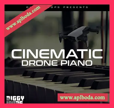 [影视钢琴Drone效果采样]Diggy Loops Cinematic Drone Piano [WAV]（22Mb）