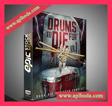 [嘻哈说唱RnB鼓组采样]Epic Stock Media Drums To Die For Vol.1 [WAV]（16Mb）