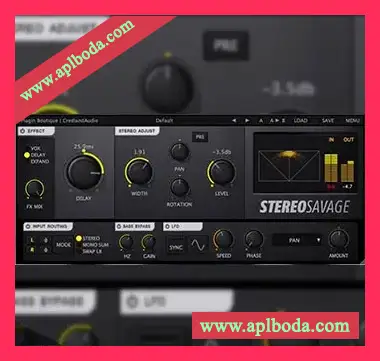 [立体声插件]Credland Audio Stereo Savage v1.2.1 [WiN, MacOSX]（8Mb）