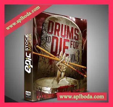 [嘻哈说唱RnB鼓组采样]Epic Stock Media Drums To Die For Vol.3 [WAV]（9Mb）