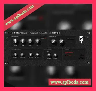 [电子音乐独特混响插件]G-Sonique RRTX24 Resonant Techno Reverb v1.0 Regged [WiN]（33Mb）