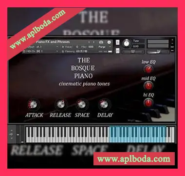 [古老立式钢琴音源]unEarthed Sampling The Bosque Piano [KONTAKT]（99Mb）